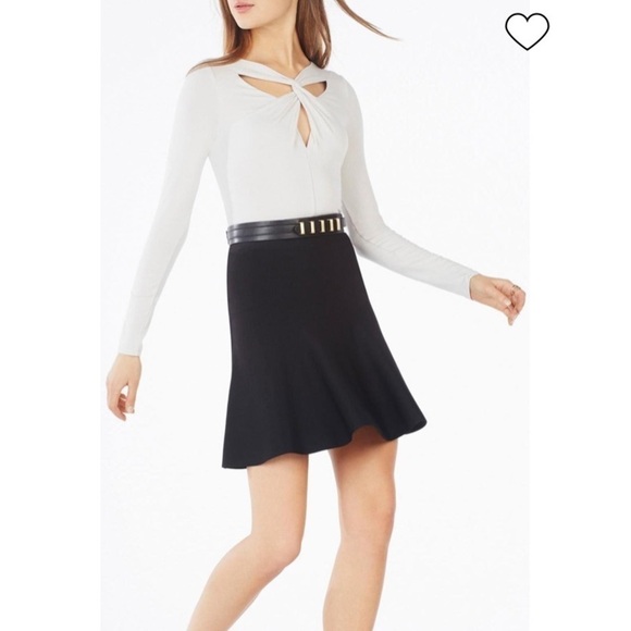 BCBGMAXAZRIA Adrean Twist Front Long Sleeve Top Women’s Size Large New w/ tags! - Picture 3 of 12